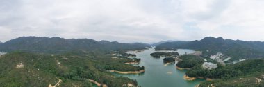 17 Aralık 2021. Tai Lam Chung rezervuarı Hong Kong 'da.