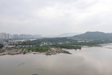 25 Aralık 2021 Lau Fau Shan Deniz Ürünleri Balıkçılık Köyü, Hong Kong