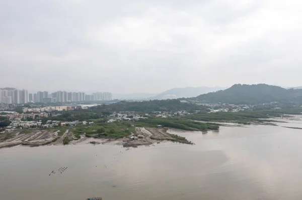 Dec 2021 Lau Fau Shan Seafood Fishing Village Hong Kong — Stock Photo, Image