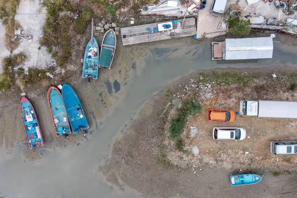 Déc 2021 Yuen Long Lau Fau Shan Shoreline Hong Kong — Photo