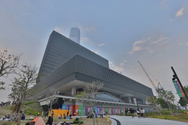 24 Aralık 2021 M Plus Müzesi Batı Kowloon Kültür Bölgesi, Düşük Açı Görünümü