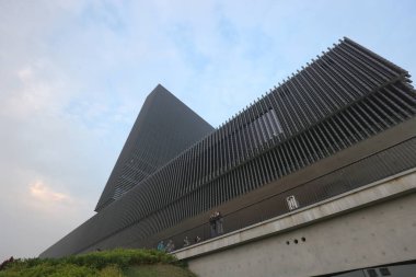 24 Aralık 2021 M Plus Müzesi Batı Kowloon Kültür Bölgesi, Düşük Açı Görünümü