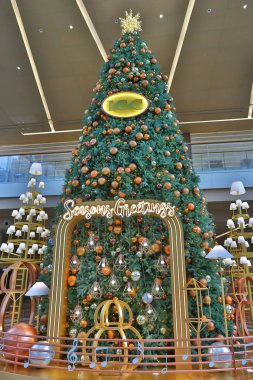 24 Aralık 2021 ICC 'deki Noel ağacının güzel manzarası.