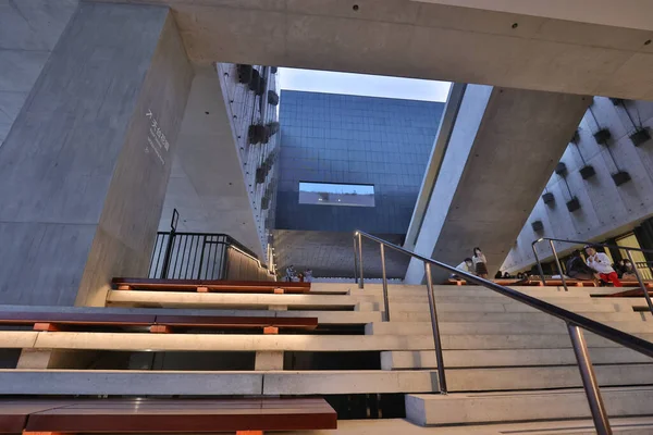 Δεκ 2021 Πλατεία Grand Stair Στο Museum Στη Δυτική Kowloon — Φωτογραφία Αρχείου