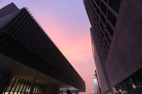 Dic 2021 Edificio Cemento Edificio Distrito Cultural West Kowloon —  Fotos de Stock