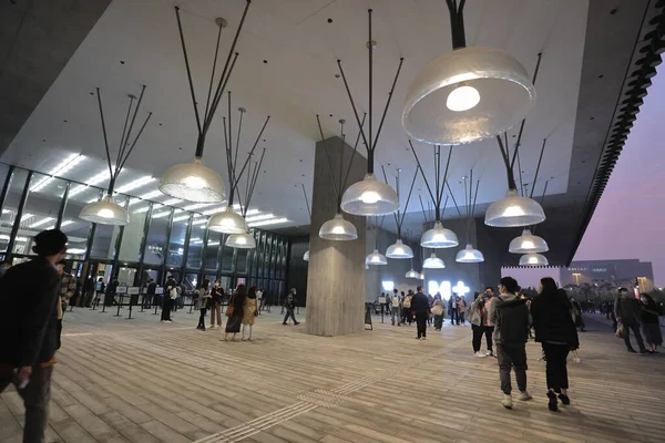 Dec 2021 Modern Style Entrance Lobby Exhibitions — Fotografia de Stock