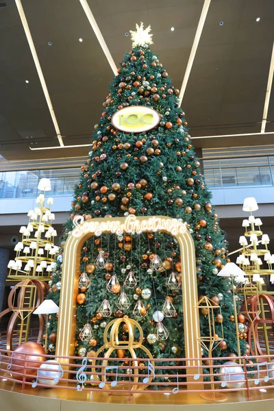 Dec 2021 Beautiful View Christmas Tree Icc — 图库照片
