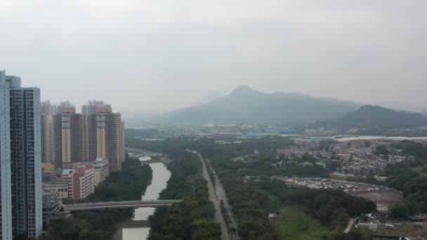 Dec 2021 Residence Area Tin Shui Wai — Stockvideo