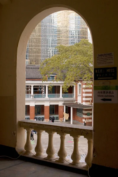 Marzo 2008 Estación Central Policía Compuesto Hong Kong —  Fotos de Stock