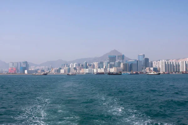 1 Mart 2008 Kwun Tong Hong Kong kıyıları.