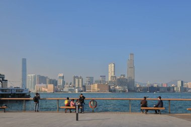 30 Aralık 2021 Liman sahasının manzarası, Wan Chai Avlusu