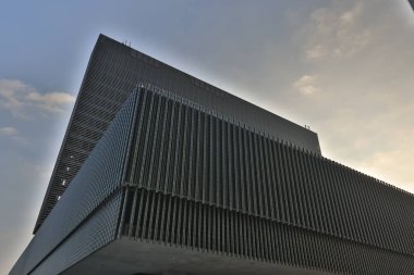 30 Aralık 2021 Batı Kowloon Kültür Bölgesi 'nde bulunan M + Müzesi