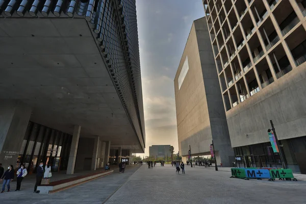 Aralık 2021 Müze Batı Kowloon Kültür Bölgesi Binası — Stok fotoğraf