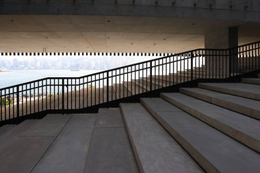 30 Aralık 2021 Grand Stair Plaza Batı Kowloon Kültür Bölgesi M + Müzesi