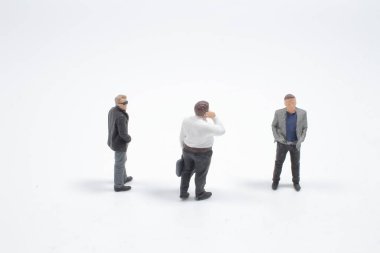 Beyaz tahtadaki küçük işletme figürü.