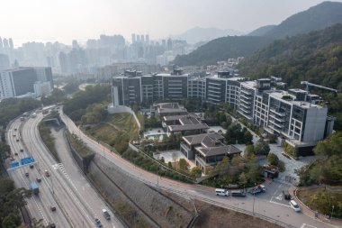 8 Ocak 2022 otoyolu, Hong Kong, Lung Cheung Yolu, Hk.