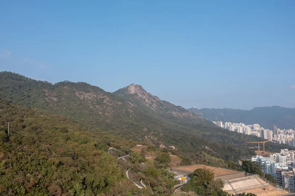 Jan 2022 Lion Rock Mountain Buildings City Blue Sky — Fotografia de Stock