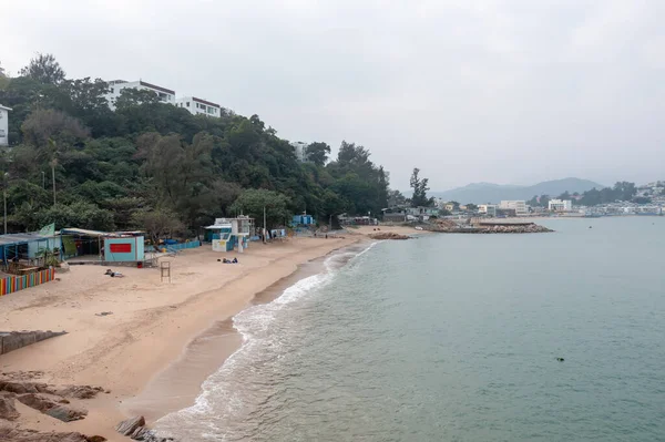 Jan 2022 Beach Kwun Yam Wan Cheung Cha — стоковое фото