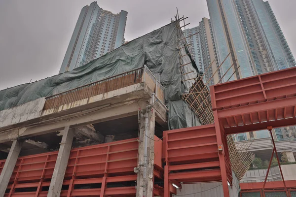 Jan 2022 Redevelopment Site Yue Man Square Kwun Tong — Foto de Stock