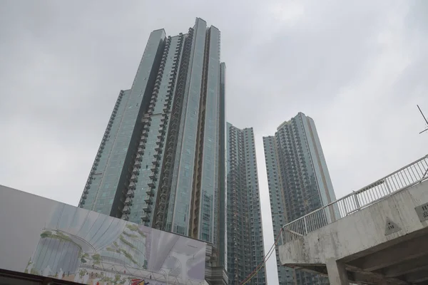 Jan 2022 Redevelopment Paroject Yue Man Square Kwun Tong — стоковое фото