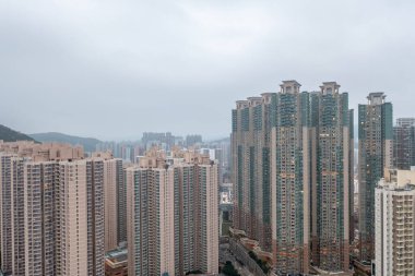 the modern residential building at Tiu Keng Leng  15 Jan 2022