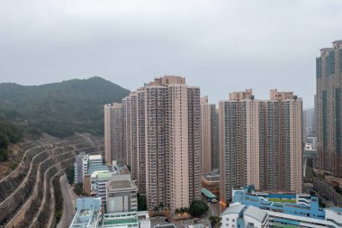 15 Jan 2022 the modern residential building at Tiu Keng Leng 