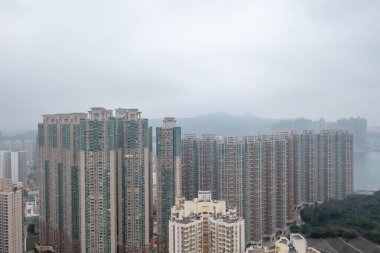 the modern residential building at Tiu Keng Leng  15 Jan 2022