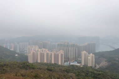 15 Jan 2022 the modern residential building at Cheung Lung Tin
