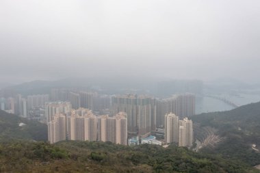 15 Jan 2022 the modern residential building at Cheung Lung Tin