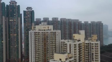 15 Jan 2022 the modern residential buildings at Tiu Keng Leng