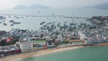 Kwun Yam Wan, Cheung Chau 'da 7 Ocak 2022 Shoreline ve Cliffs