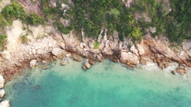 Kwun Yam Wan, Cheung Chau 'da 7 Ocak 2022 Shoreline ve Cliffs