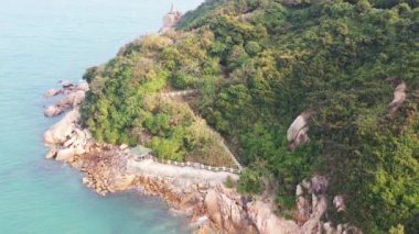 7 Ocak 2022 Kwun Yam Wan, Cheung Chau manzarası