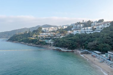 16 Ocak 2022 Silverstrand, Sai kung, Hong Kong 'daki lüks villa.