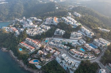 16 Ocak 2022 Silverstrand, Sai kung, Hong Kong 'daki lüks villa.