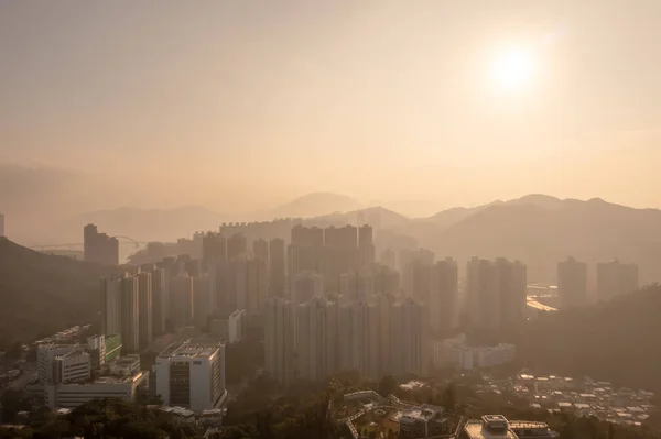2022年1月16日香港坑口景观 — 图库照片
