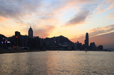 12 Kasım 2021. Hong Kong Merkez İş Bölgesi.