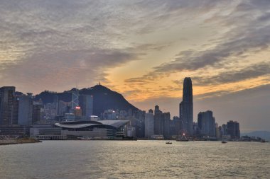 12 Kasım 2021. Hong Kong Merkez İş Bölgesi.