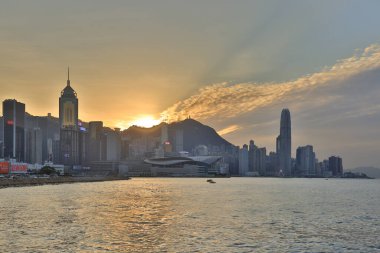 12 Kasım 2021. Hong Kong Merkez İş Bölgesi.