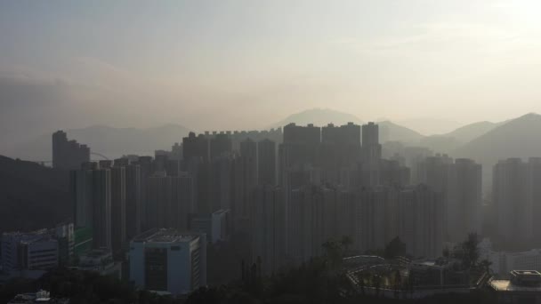 Ιανουαρίου 2022 Κατοικημένη Περιοχή Στο Tseung Kwan Town Hong Kong — Αρχείο Βίντεο