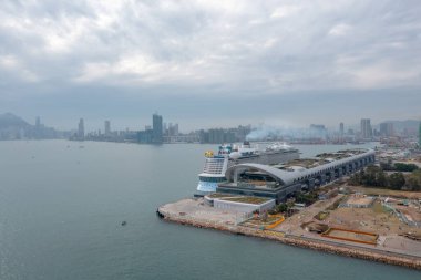 23 Ocak 2022 Kai Tak Victoria Limanı, Hong Kon