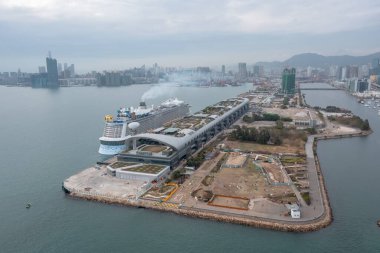 23 Ocak 2022 Kai Tak Victoria Limanı, Hong Kon