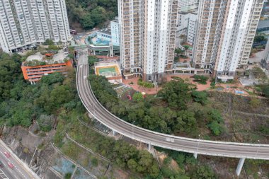 Lam Tin Hong Kong 'daki 23 Ocak 2022 Konut Binası 