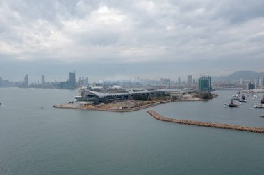 23 Ocak 2022 Kai Tak Victoria Limanı, Hong Kon