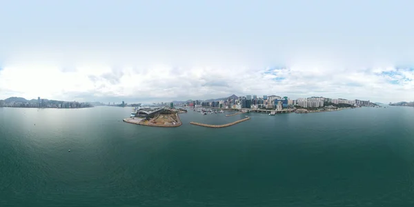 Sty 2022 Kai Tak Rejs Victoria Harbour Hong Kon — Zdjęcie stockowe