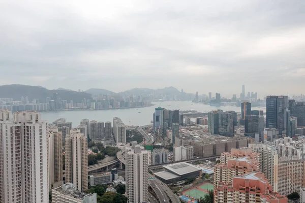 Ιαν 2022 Κάτοψη Της Πόλης Kwun Tong Χονγκ Κονγκ — Φωτογραφία Αρχείου