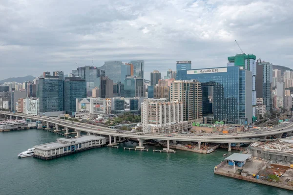 Января 2022 Года Объезд Квунь Тонг Шоссе Гонконг — стоковое фото