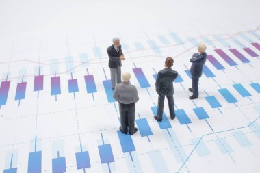 Yatırım projesiyle düşünen küçük bir işadamı