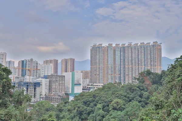 Eine Stadtansicht Von Tan Sha Tin — Stockfoto