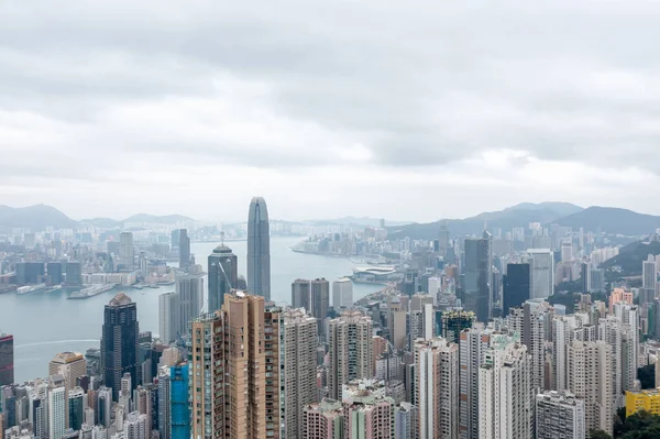 Ocak 2022 Hong Kong Batısındaki Yerleşim Bölgesi — Stok fotoğraf
